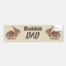 Recherche de lapins voiture autocollants Faune