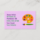 Recherche de palette peintre cartes visite Coloré