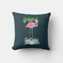 Recherche de roses de flamants coussins Tropical