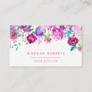 Recherche de aquarelle rose cartes visite Violet