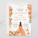 Recherche de quinceanera corail invitations Quinceañera
