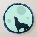 Recherche de hurlement coussins Lune