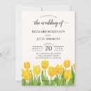 Recherche de tulipe jaune invitations Printemps