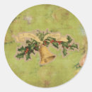 Recherche de cloches de noël autocollants Vintage