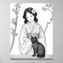Recherche de femme japonaise posters Kimono