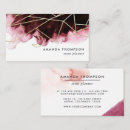 Recherche de peinture originale cartes visite Rose