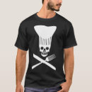 Recherche de cuisinier de crâne tshirts Humour