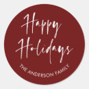 Recherche de happy holidays autocollants Moderne