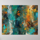 Zoek naar blauwgroen goud posters Abstract