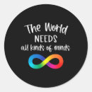 Zoek naar oneindigheid stickers Neurodivergent