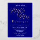Recherche de élégant de bleu royal mariage invitations Intemporel