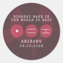 Recherche de musique du monde autocollants Concert