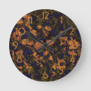 Recherche de motif orange horloges À la mode