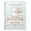 Recherche de piano carnets Blanc