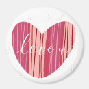 Recherche de forme de coeur magnets Moderne