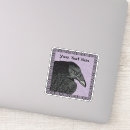 Zoek naar zwarte kraai stickers Raven