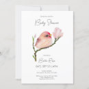 Recherche de oiseau de bébé invitations Mignonette