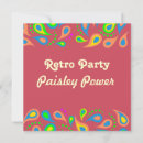 Recherche de paisleys invitations Bleu