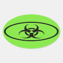 Zoek naar biohazard symbool stickers Waarschuwing
