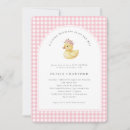 Recherche de canard baby shower invitations Un peu de canard