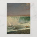 Recherche de paysage de cascade cartes postales Peinture