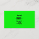 Recherche de couleur simple cartes visite Vert