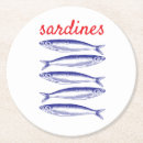 Recherche de sardines dessous de verres Océan