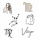 Recherche de vierge noire autocollants Zodiaque