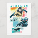 Recherche de aquaman cartes postales Typographie