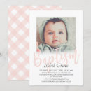 Recherche de photo de baptême invitations Minimaliste