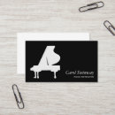 Recherche de instruction de musique cartes visite Professeur de piano