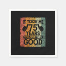 Recherche de 75 ans serviettes Humour