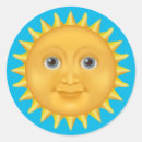 Recherche de soleil souriant autocollants Drôle
