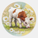 Recherche de vache bébé autocollants Ouest