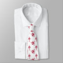 Recherche de rouge et blanche cravates Abstrait