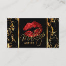 Recherche de rouge et or cartes visite Lèvres