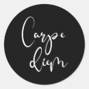 Recherche de latin autocollants Diem carpe