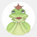 Recherche de grenouille rouge autocollants Aquarelle