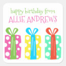 Recherche de polka dot autocollants Anniversaire