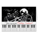 Recherche de piano anniversaire cartes invitations Jazz