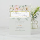 Recherche de floral moderne mariage invitations Minimaliste simple