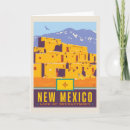 Recherche de nouveau mexique vœux cartes Illustration