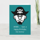 Recherche de crâne anniversaire cartes Pirate