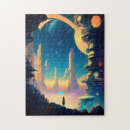 Recherche de science fiction puzzles Paysage