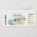 Recherche de croatie invitations Billet d'avion croate