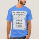 Recherche de italiens tshirts Pizza