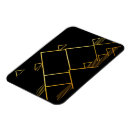 Recherche de lignes géométriques magnets Simple