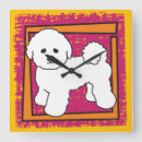Recherche de frise bichon horloges Dog