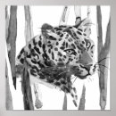 Recherche de portrait de guépard posters Aquarelle