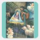 Recherche de nativité vintage autocollants Vacances